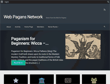 Tablet Screenshot of pagans.net